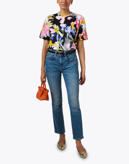 Leonie Multi Floral Cotton T-Shirt