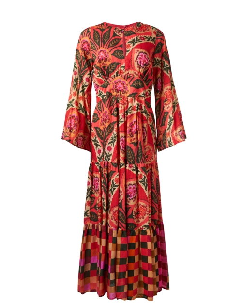 Positano Red Multi Print Dress | Oliphant