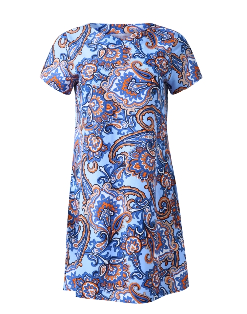 Product image - Jude Connally - Ella Blue Paisley Print Dress