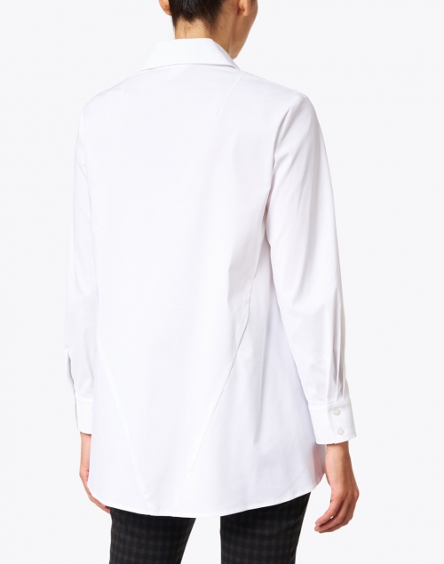 Finley - Trapeze White Button Up Shirt