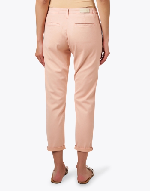 Back image - AG Jeans - Caden Light Pink Stretch Cotton Pant