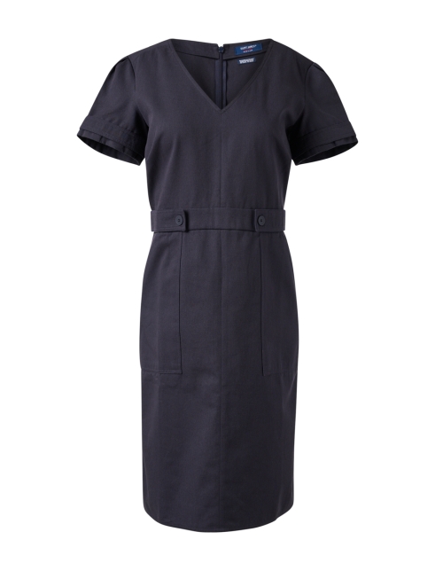 Product image - Saint James - Albenga Navy Cotton Sheath Dress