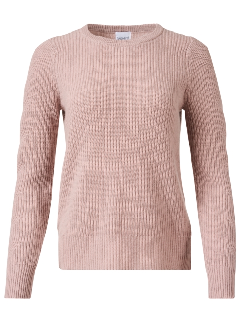 Product image - Madeleine Thompson - Hawkes Lilac Pointelle Sleeve Sweater