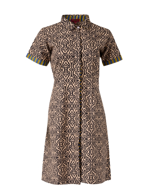 Lisa Corti - Shikar Navy Print Polo Dress