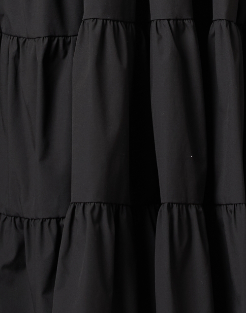 Fabric image - Jason Wu - Black Poplin Tiered Dress