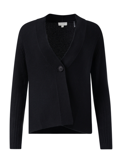 Black Cotton Cardigan