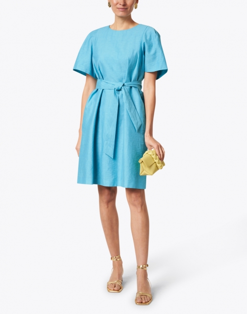 Catullo Turquoise Shirt Dress