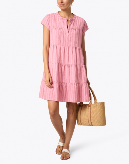 Roller Rabbit - Pamela Pink Stripe Cotton Dress