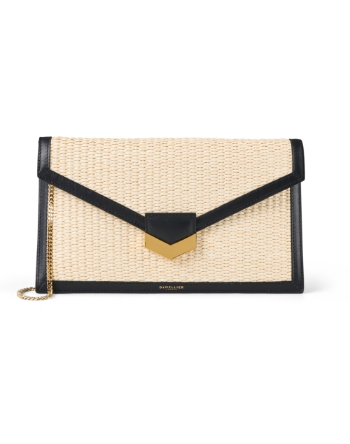 Extra_1 image - DeMellier - London Raffia and Leather Clutch 