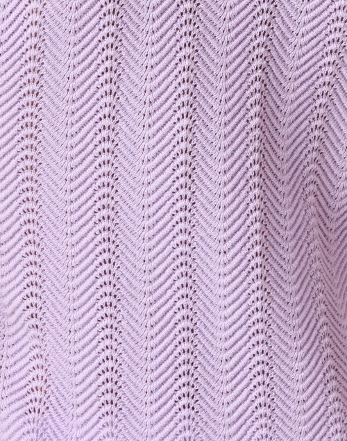 Fabric image - Burgess - Lavender Pointelle Knit Tank
