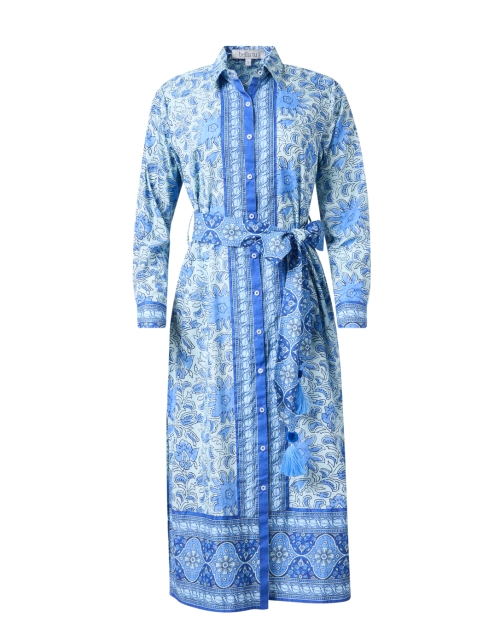 Product image - Bella Tu - Blue Floral Cotton Midi Dress
