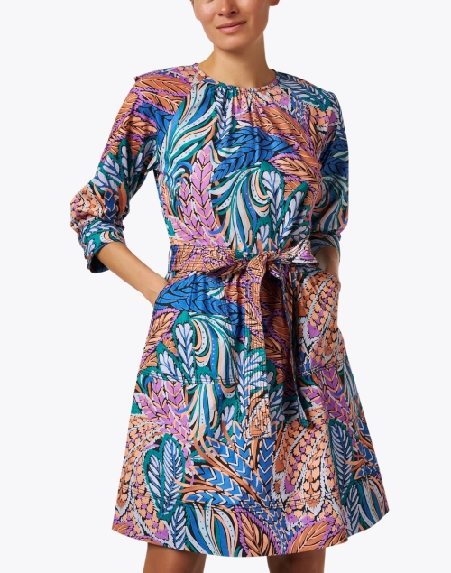 Front image - Banjanan - Irene Multi Print Cotton Dress
