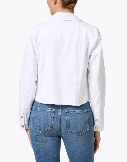 Back image - Ecru - Modern White Denim Jacket