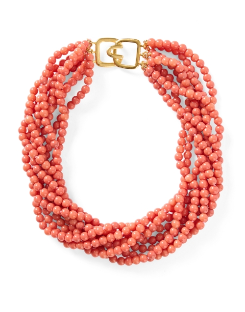 Product image - Kenneth Jay Lane - Coral Multi Strand Necklace