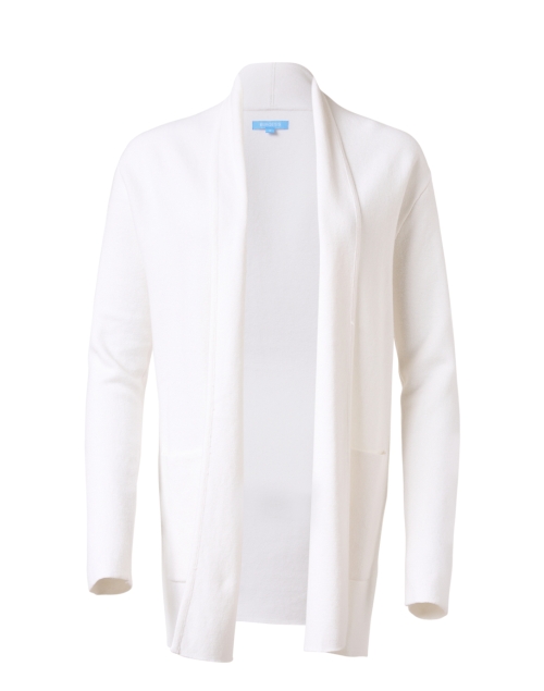 Product image - Burgess - White Cotton Cashmere Travel Coat