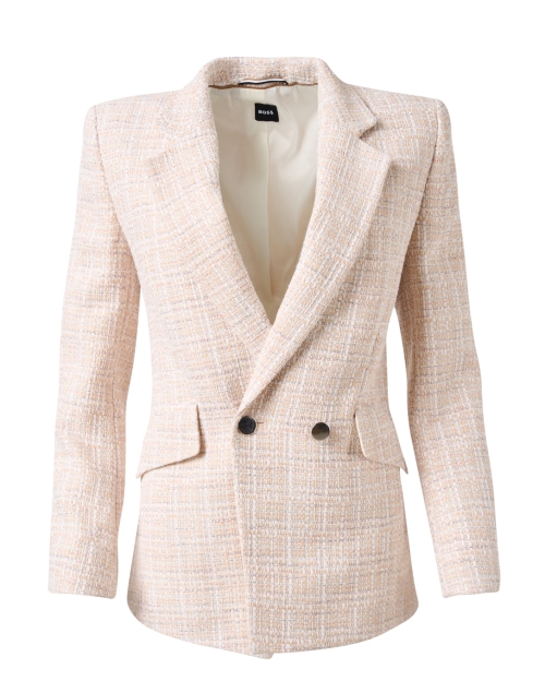 Product image - Boss - Jarinara Beige Tweed Blazer 