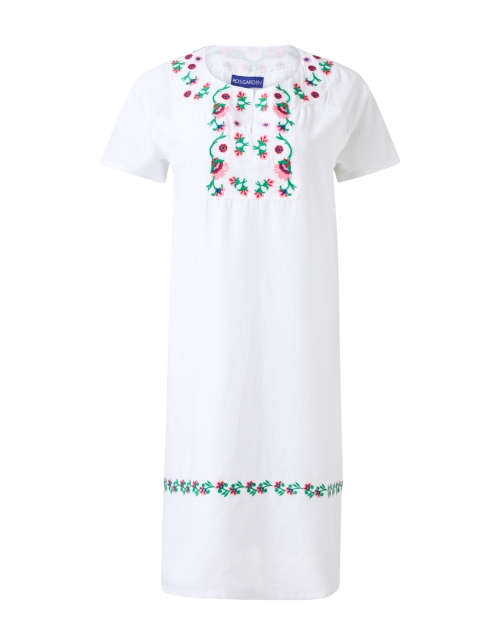 Product image - Ro's Garden - Norah White Floral Embroidered Dress