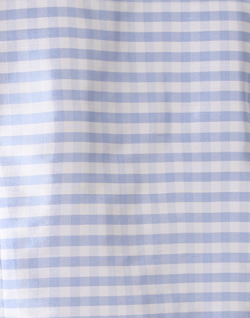 Fabric image - Connie Roberson - Celine Cortez Purple and White Check Silk Shirt