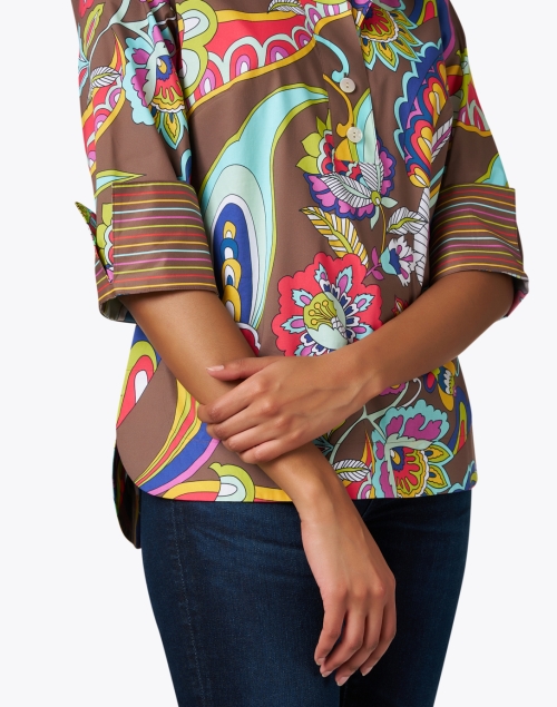 Extra_1 image - Hinson Wu - Aileen Multi Print Cotton Top