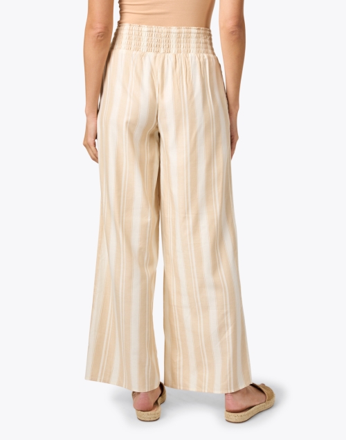 Back image - Brochu Walker - Gorja Beige Striped Pant 
