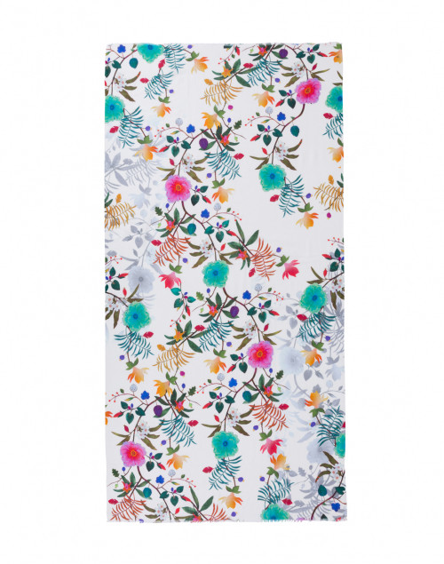 Front image - Tilo - Melody Multicolored Floral Printed Scarf