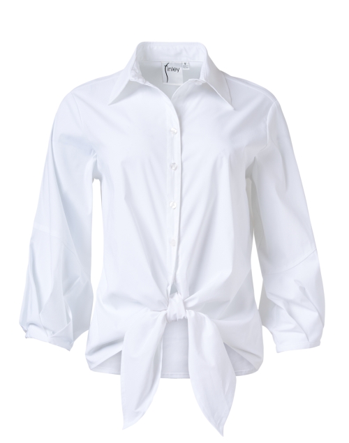 Product image - Finley - Emmy White Tie Front Shirt