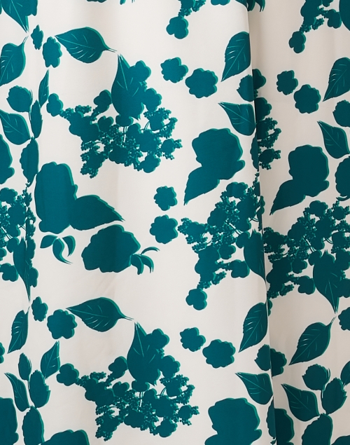 Fabric image - Abbey Glass - Caroline Green and Cream Floral Dress
