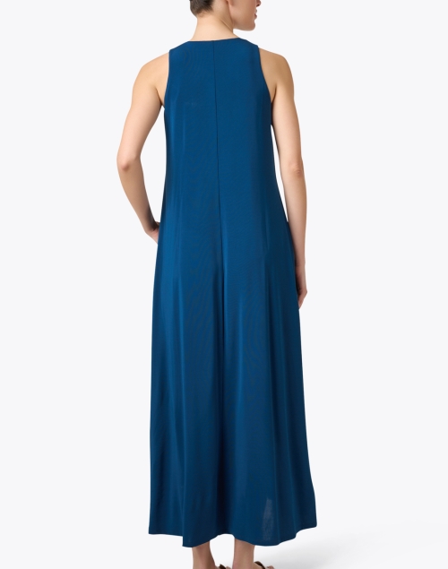 Back image - Max Mara Leisure - Supremo Blue Knit Dress