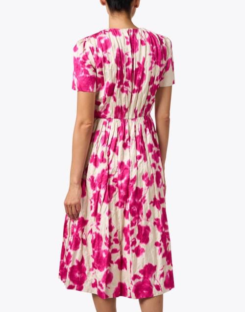 Back image - Jason Wu Collection - Pink and Cream Print Dress
