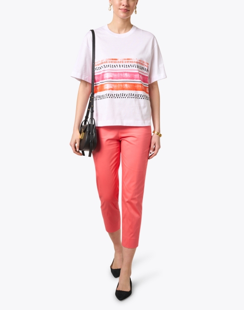 Audrey Orange Capri Pant