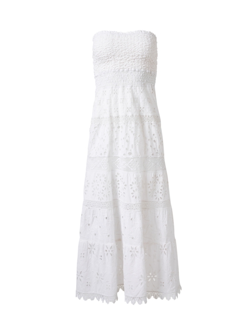 Product image - Temptation Positano - White Embroidered Cotton Eyelet Dress