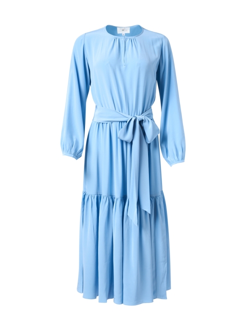 Soler Pauline Light Blue Silk Dress