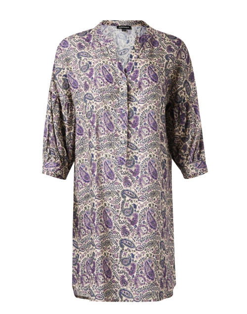 Product image - Repeat Cashmere - Violet Paisley Print Linen Dress