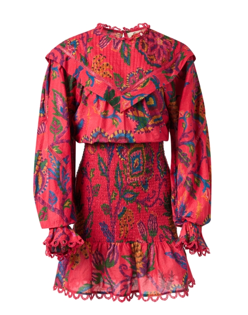 Product image - Farm Rio - Red Print Cotton Mini Dress