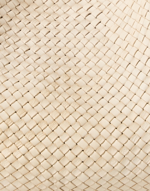 Fabric image - Laggo - Carmen Ivory Woven Leather Bag