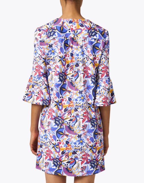 Back image - Jude Connally - Kerry Hummingbird Printed Dress
