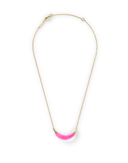 Product image - Alexis Bittar - Pink Lucite Crescent Necklace
