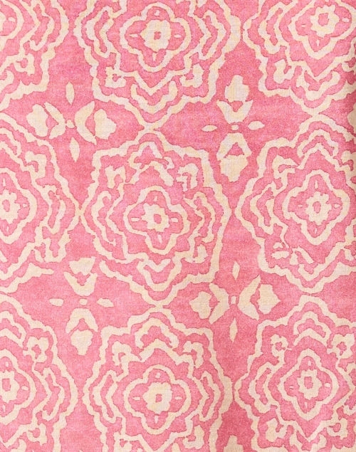 Fabric image - WHY CI - Pink Tile Print Top