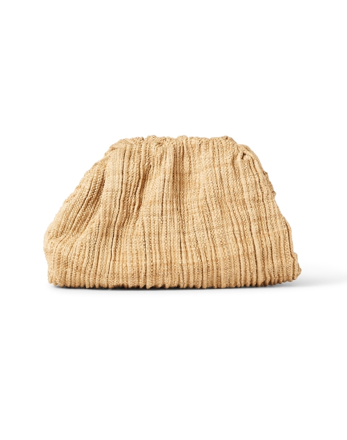 Product image - Loeffler Randall - Bailey Natural Pleated Straw Clutch