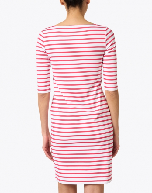 Saint James - Propriano White and Red Striped Jersey Dress