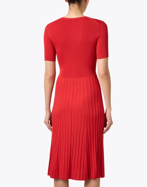 Back image - Joseph - Red Satin Knit Dress