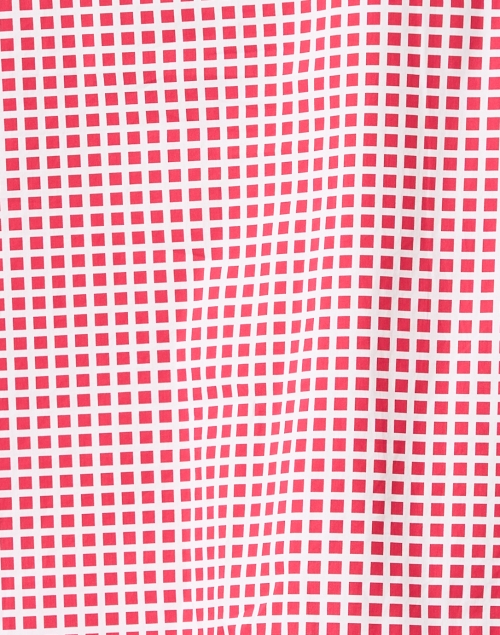 Fabric image - Loretta Caponi - Iole Red Check Blouse