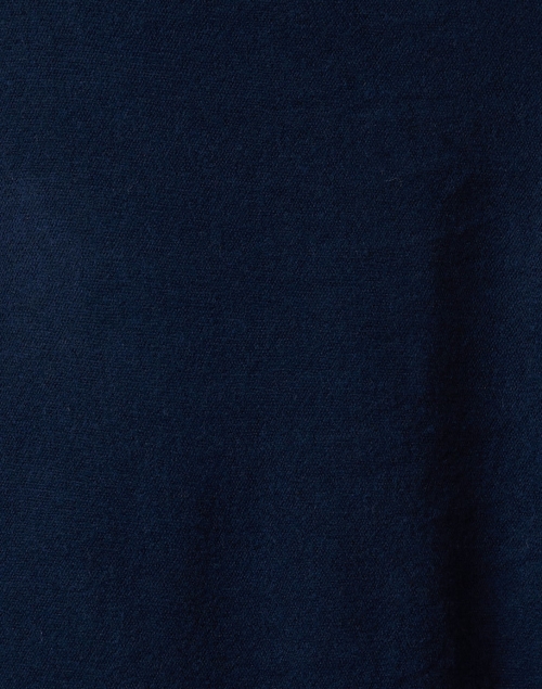 Fabric image - Minnie Rose - Navy Cashmere Signature Ruffle Shawl