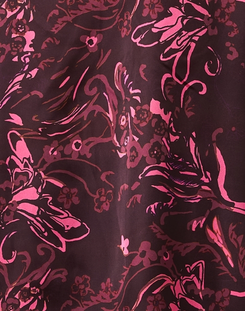 Fabric image - Santorelli - Chelsea Purple Multi Print Blouse