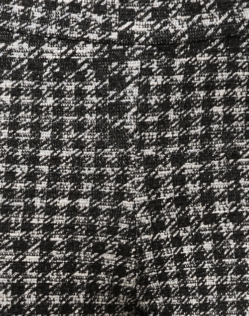 Fabric image - Avenue Montaigne - Leo Black and White Boucle Check Print Pull On Pant