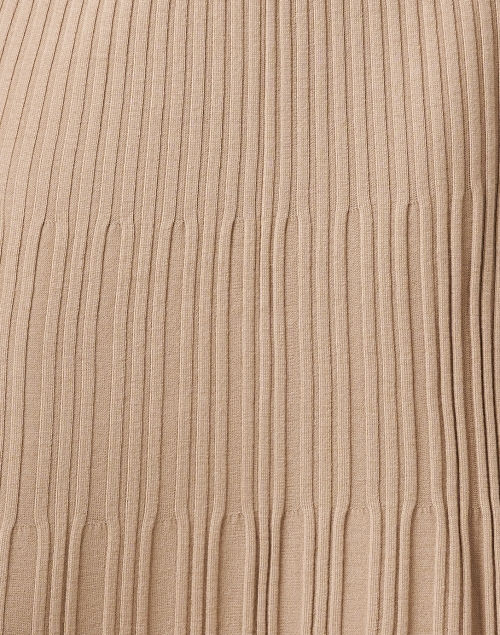 Fabric image - Joseph - Tan Rib Knit Wool Skirt