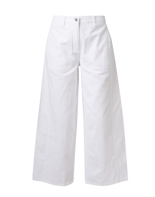 Product image - Eileen Fisher - White Wide Leg Ankle Pant