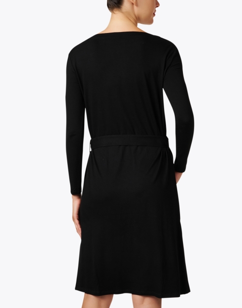 Back image - Majestic Filatures - Black Soft Touch Dress