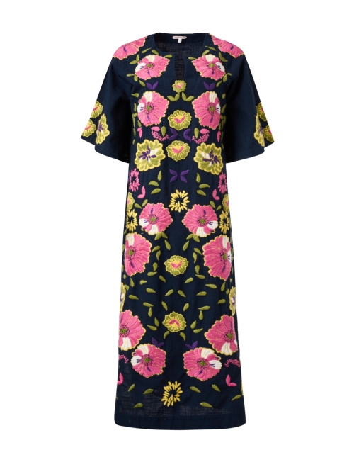 Product image - Frances Valentine - Dreamy Navy Multi Print Cotton Linen Kaftan