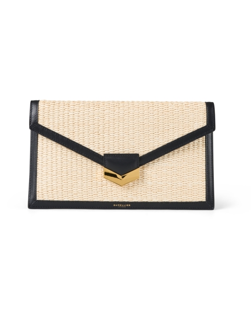 Product image - DeMellier - London Raffia and Leather Clutch 